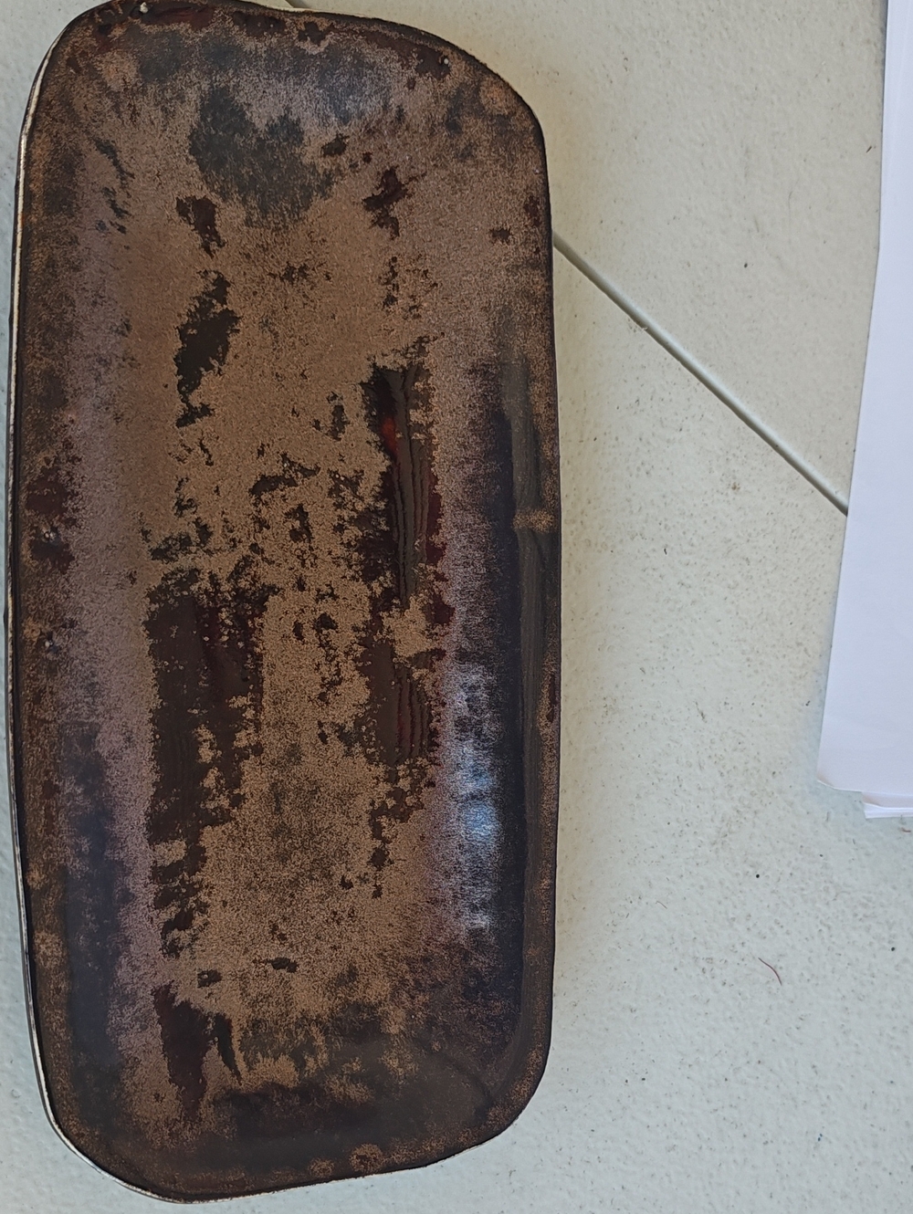 Brown Rustic trinket Tray - Home Accents